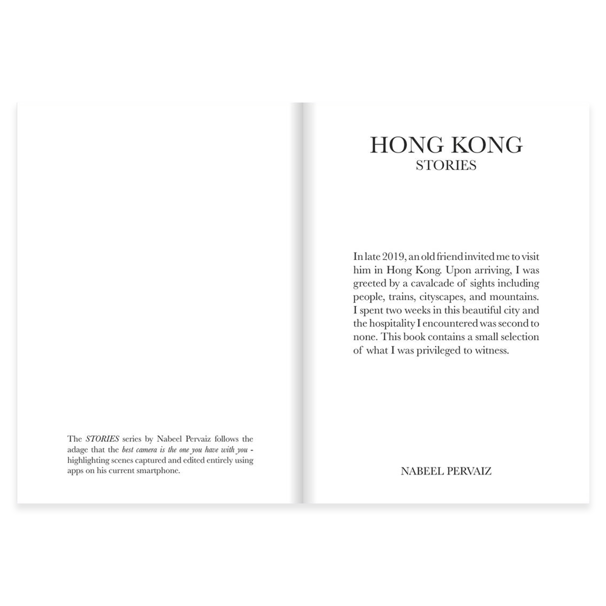HONG KONG STORIES (Signed)