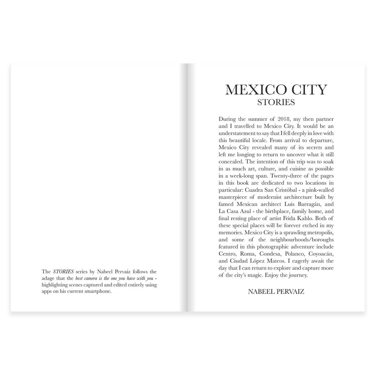 MEXICO CITY STORIES (Signed)