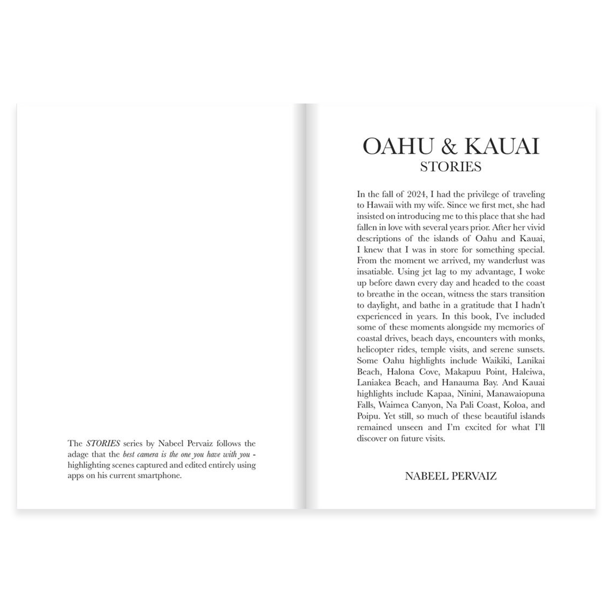 OAHU & KAUAI STORIES (Signed)